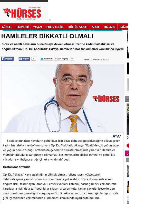 gebelik ve sıcaklar