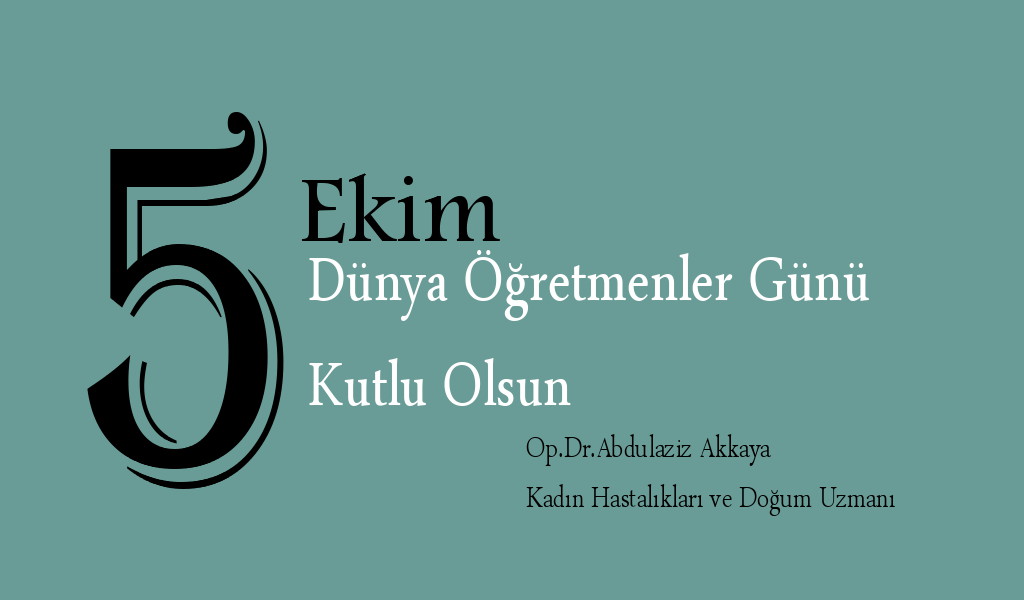 dünya öğretmenler günü